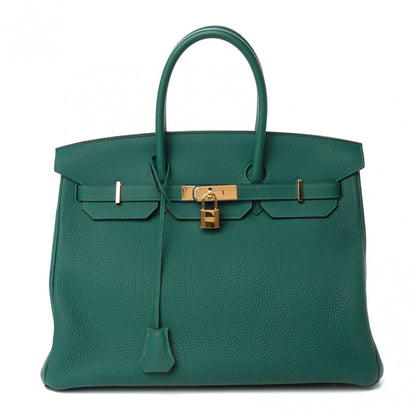 Hermes Togo Birkin 35 Malachite 1 of 10