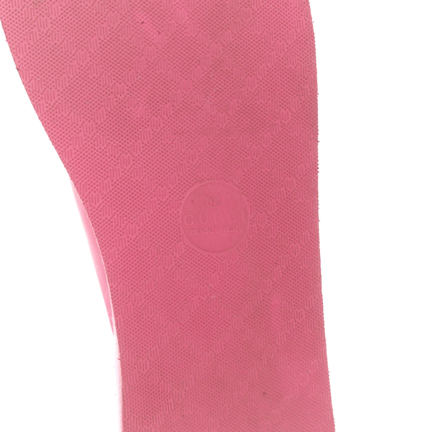 Rubber Chevron Womens GG Thong Sandals 41 Pink Tropical Flower