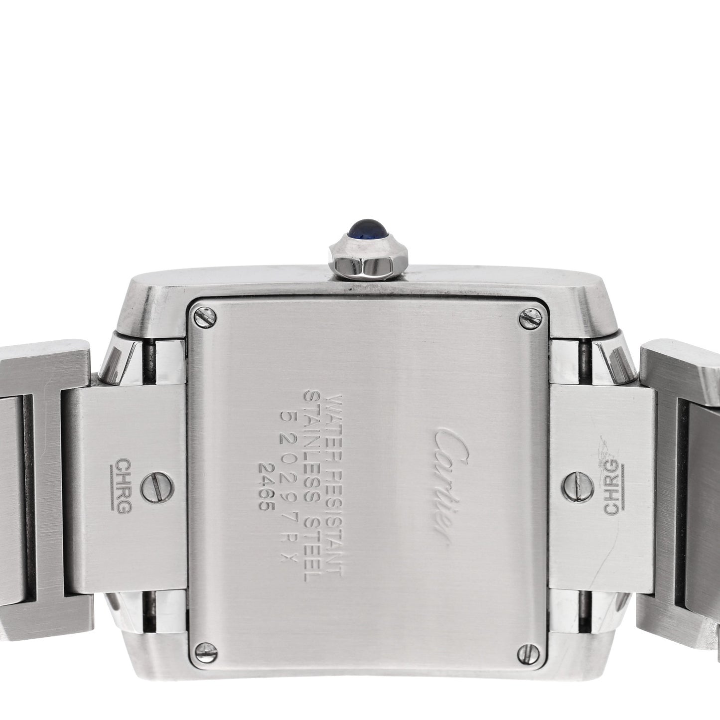 Stainless Steel 25mm Tank Francaise Quartz Watch