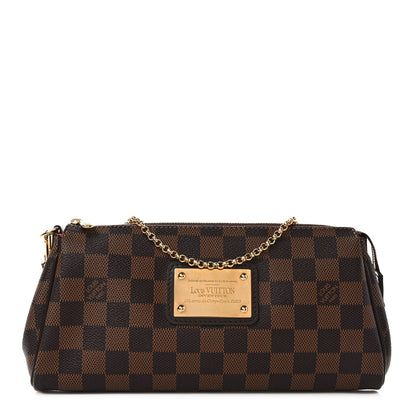 Louis Vuitton Damier Ebene Eva Clutch 1 of 8
