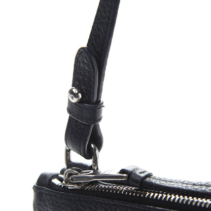 Prada Vitello Daino Double Zip Crossbody Bag Black 9 of 12