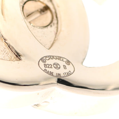 Chanel Metal Logo CC Turnlock Earrings Gold 4 of 5