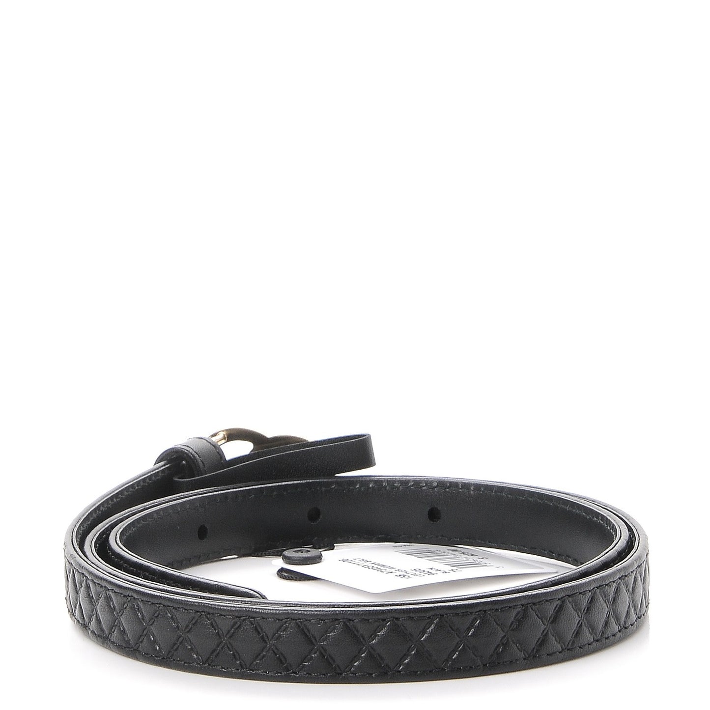 Lambskin Quilted CC Belt 75 30 Black