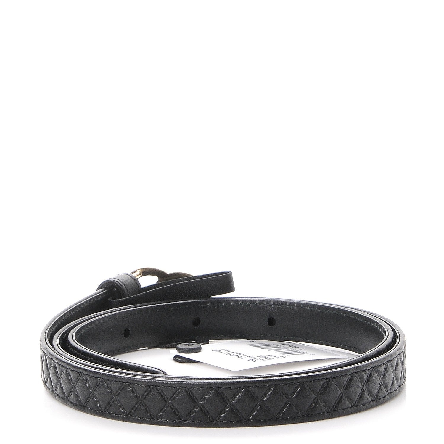 Chanel Lambskin Quilted CC Belt 75 30 Black 3 of 8