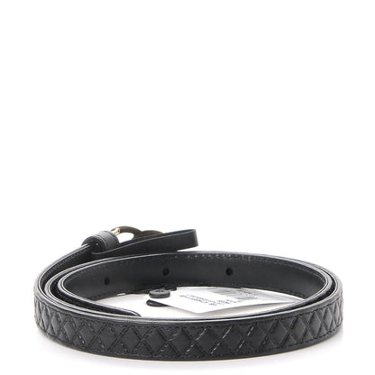 Chanel Lambskin Quilted CC Belt 75 30 Black 3 of 8