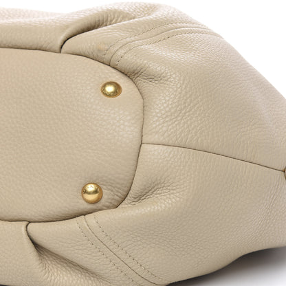 Prada Vitello Daino Shoulder Bag Sabbia 10 of 14