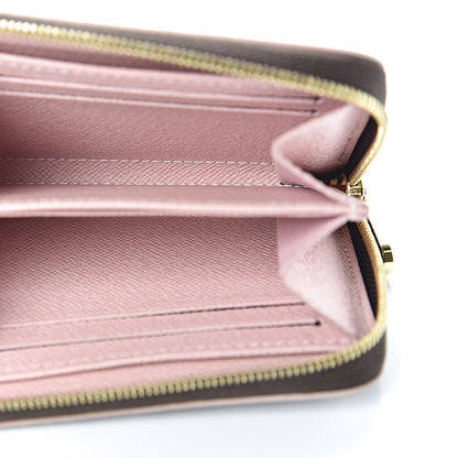 Louis Vuitton Damier Ebene Studded Coin Purse Rose Ballerine 5 of 7