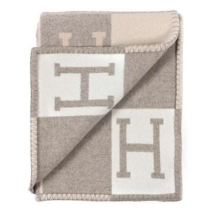 Hermes Wool Cashmere Avalon III Blanket Coco Camomille 2 of 4