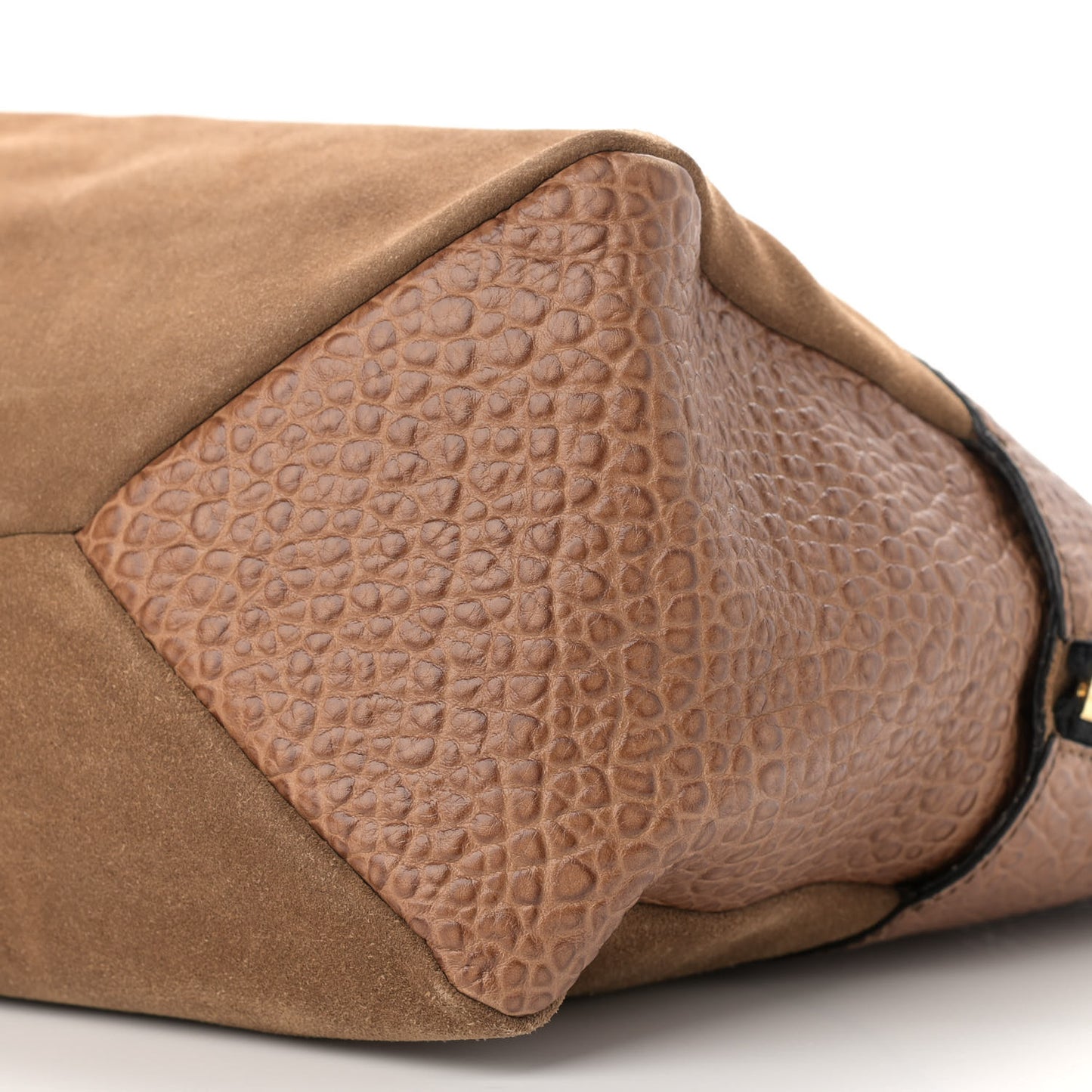 Signature Grain Suede Medium Callaghan Tote Camel