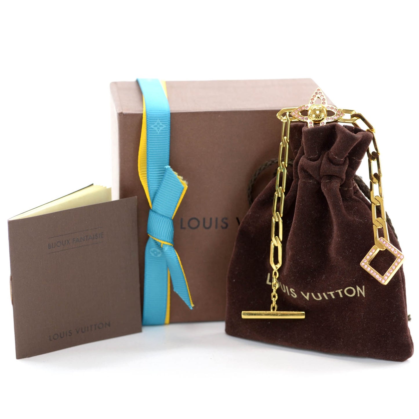 Strass Encrusted Flower Power Bracelet Gold