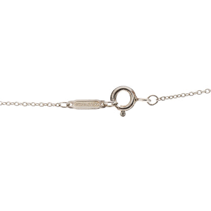 Tiffany Sterling Silver Large Atlas Open Pendant Necklace 4 of 6
