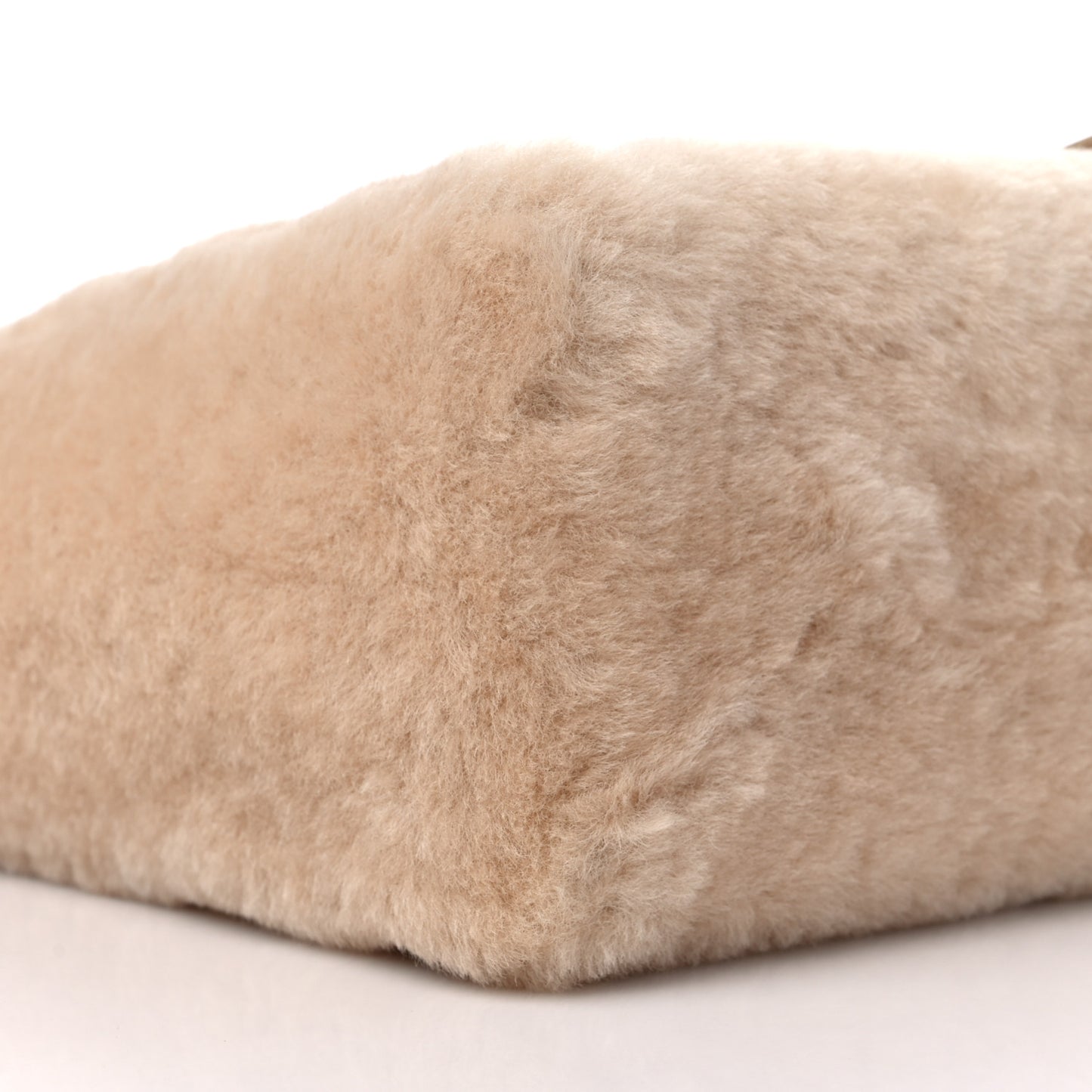 Merino Wool Papier A6 Zip Around Tote Beige Tapioca
