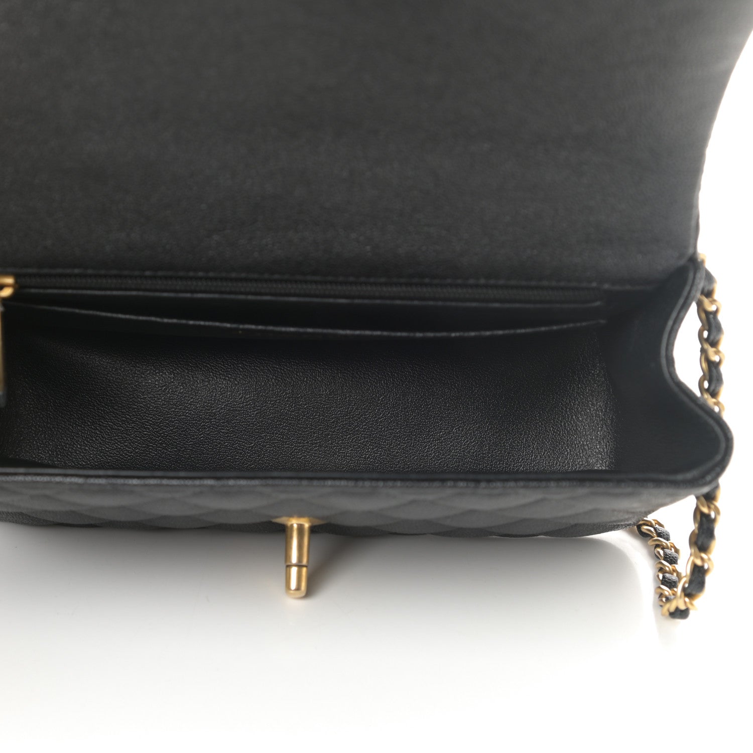 Chanel Caviar Quilted Mini Top Handle Rectangular Flap Black 5 of 11