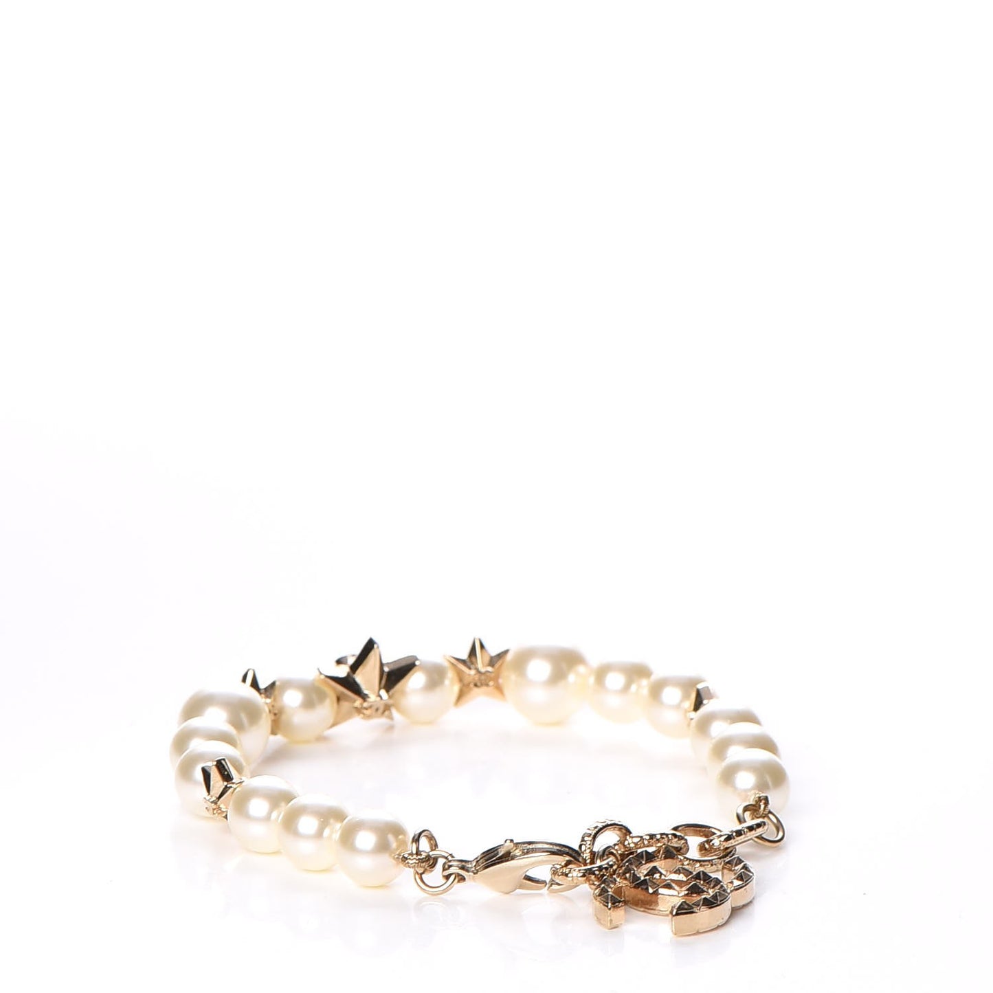 Pearl Star CC Bracelet Gold