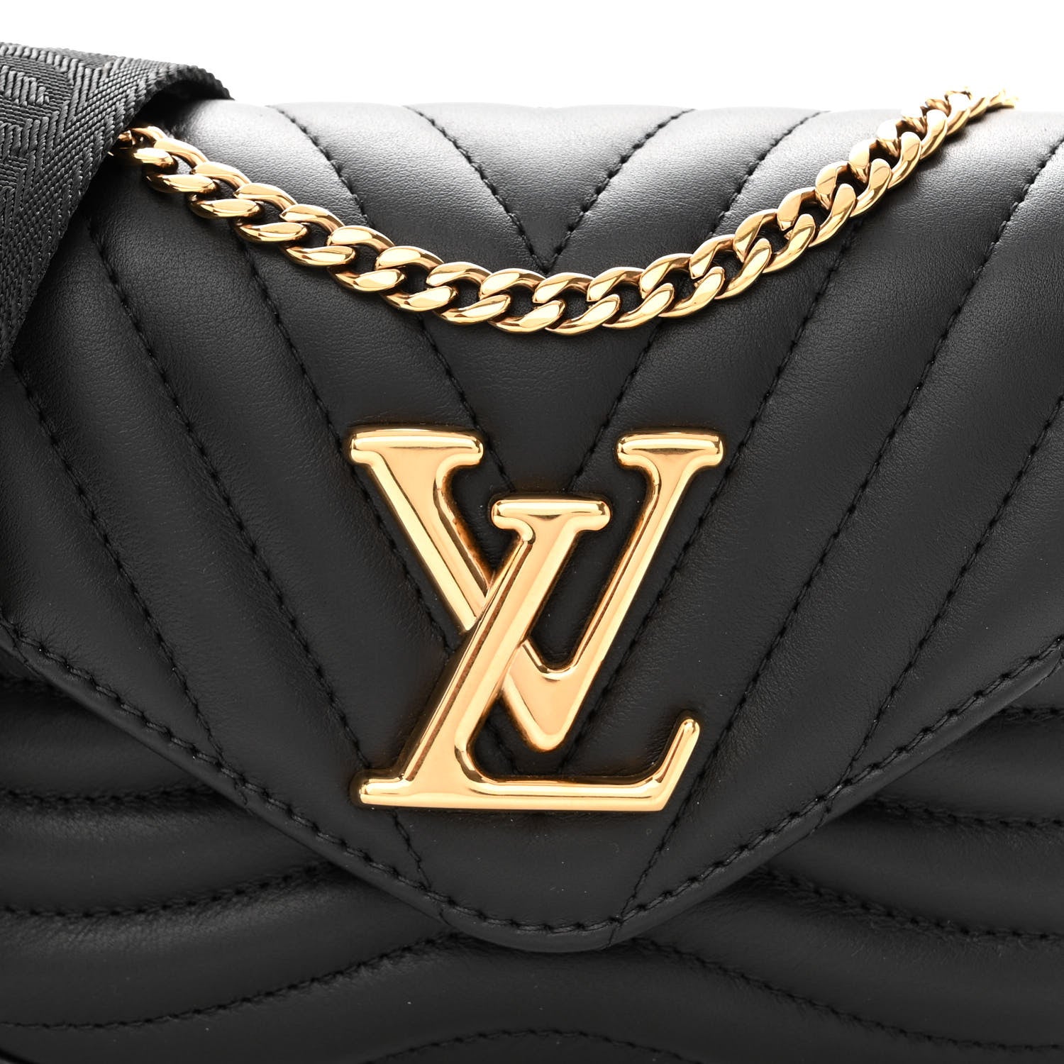 Louis Vuitton Calfskin New Wave Multi Pochette Black 5 of 7