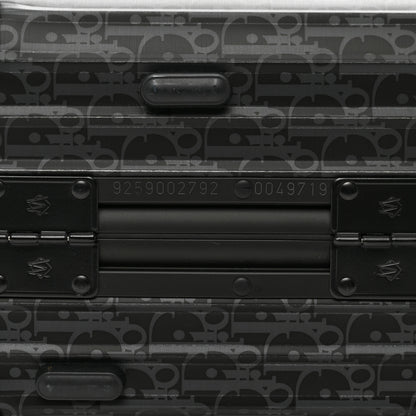 Christian Dior X RIMOWA Aluminum Gradient Cabin Luggage Black Multi 9 of 12