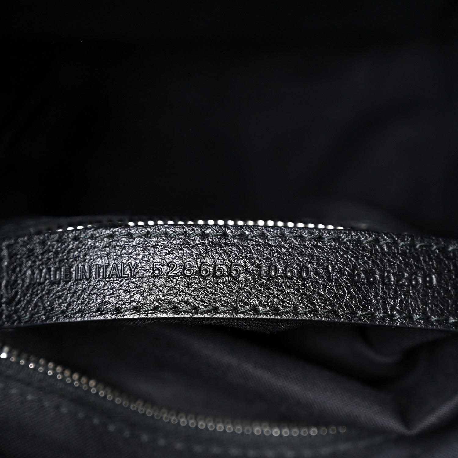 Balenciaga Calfskin Logo XXS Shopping Tote Black 6 of 9