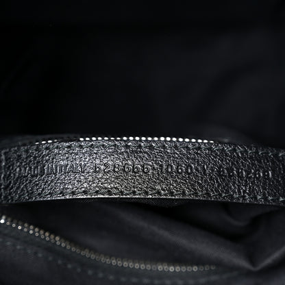 Balenciaga Calfskin Logo XXS Shopping Tote Black 6 of 9