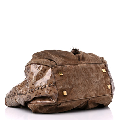 Louis Vuitton Suede Patent Monogram Irene Brown 4 of 17