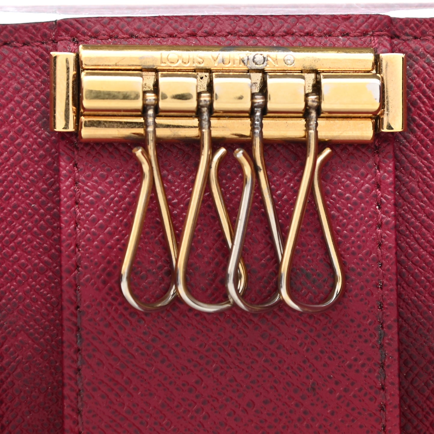Monogram 4 Key Multicles Holder Fuchsia