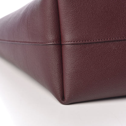 Saint Laurent Calfskin Large Shopping Tote Bordeaux 11 of 13