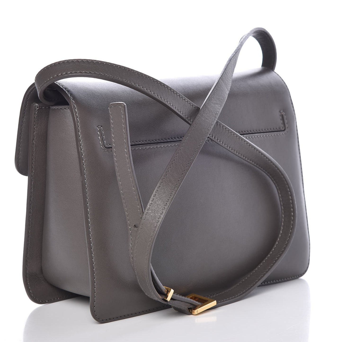 Calfskin Medium Sienna Crossbody Bag Graphite