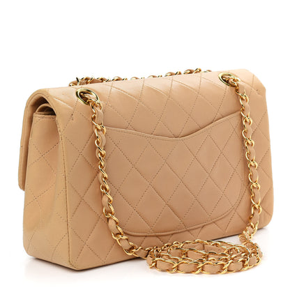 Chanel Lambskin Quilted Small Double Flap Beige 3 of 10