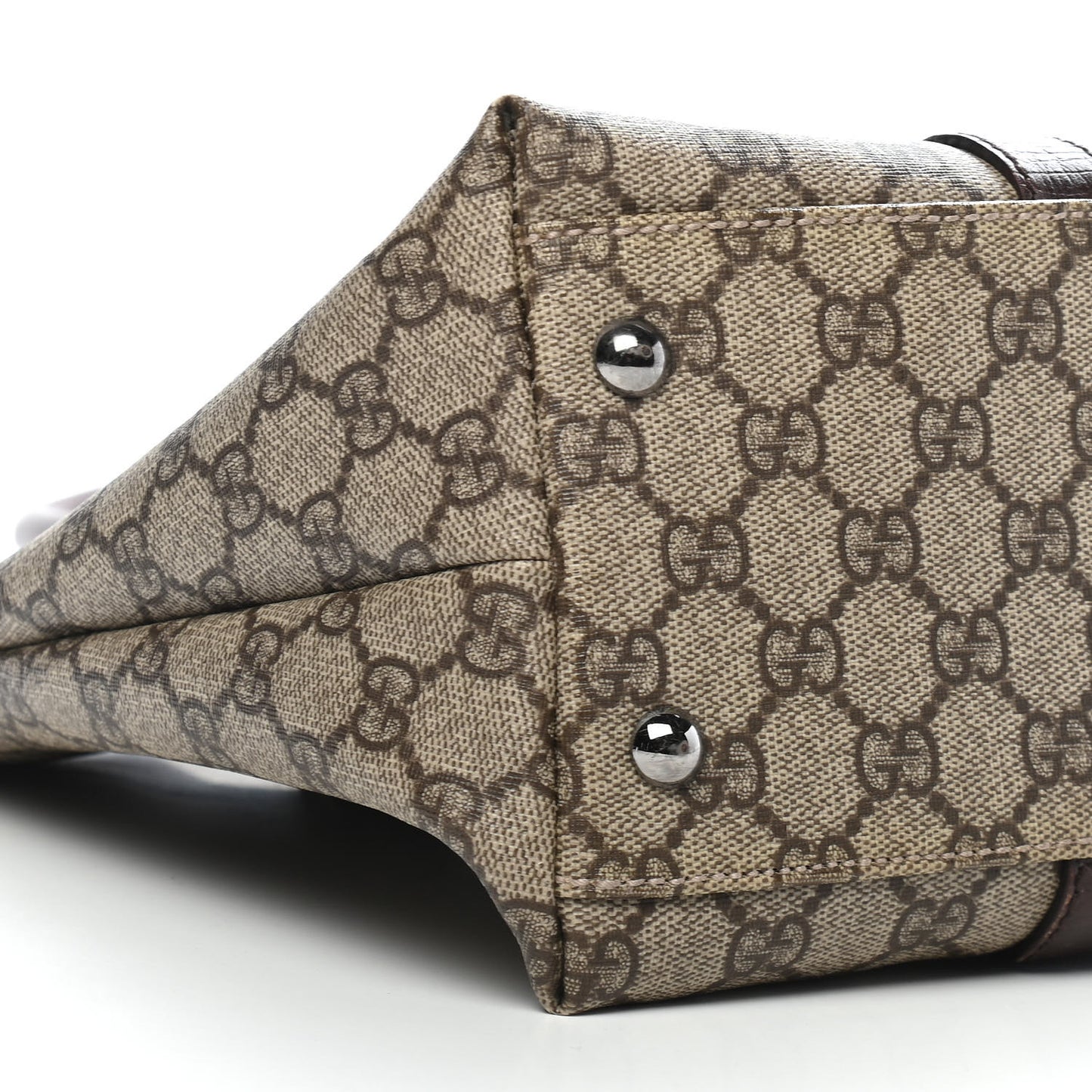 GG Plus Monogram Medium Joy Tote Dark Brown