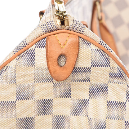 Louis Vuitton Damier Azur Speedy 30 20 of 34
