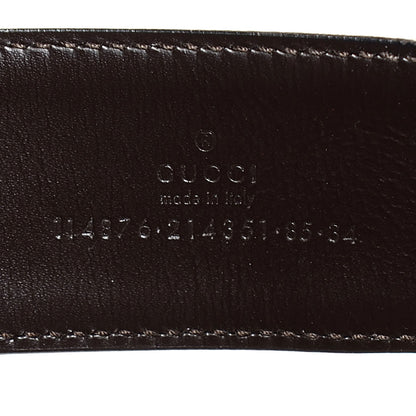 Gucci Monogram Interlocking G Belt 85 34 Off White 3 of 6