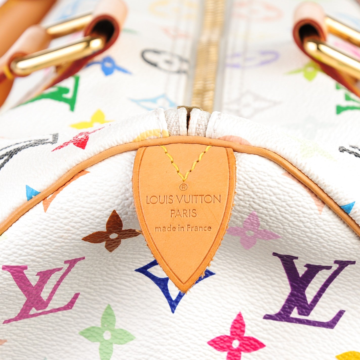 Monogram Multicolor Keepall 45 White
