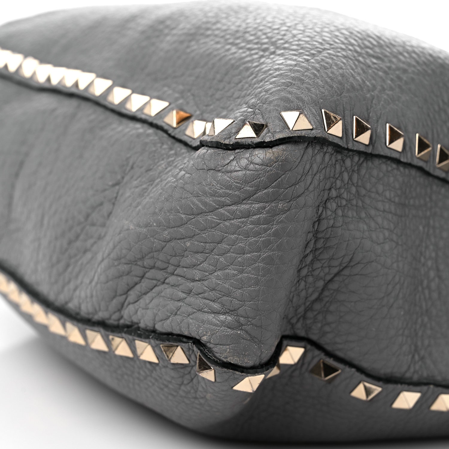 Valentino Garavani Pebbled Calfskin Small Rockstud Flip-Lock Messenger Bag Pebble 8 of 17