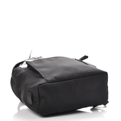 Fendi Nylon Vitello Fox Goat Fur Monster Eyes Backpack Black Multicolor Sky 4 of 7