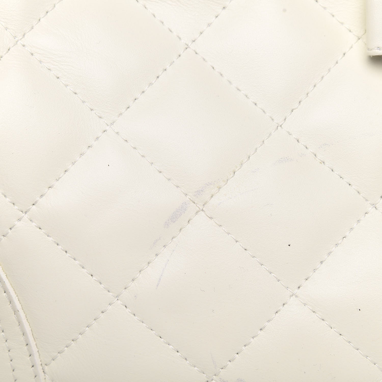 Burberry Calfskin Quilted Brook Hobo White 11 of 14
