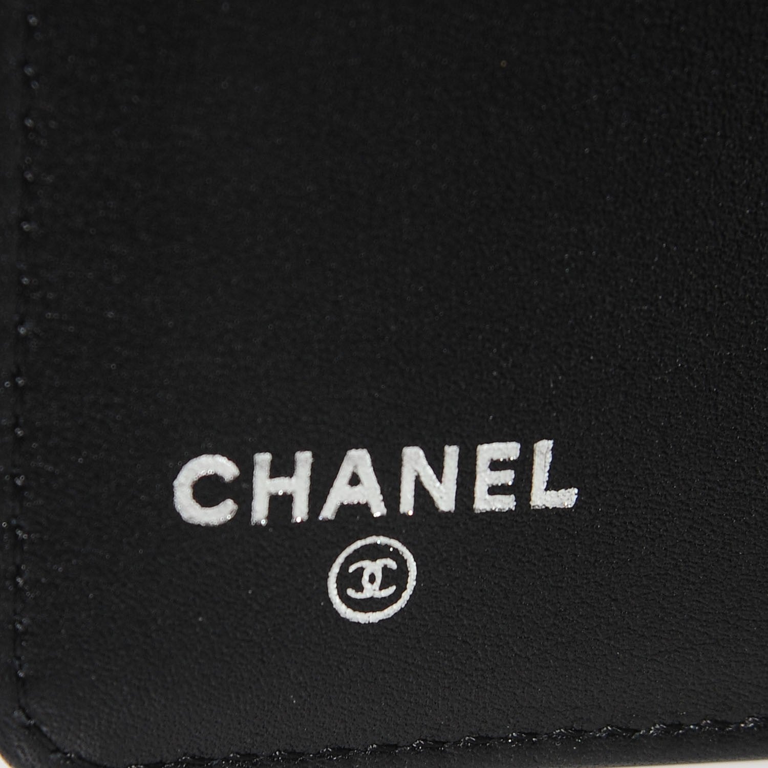 Chanel Caviar Timeless CC L-Zip Pocket Wallet Black 6 of 9
