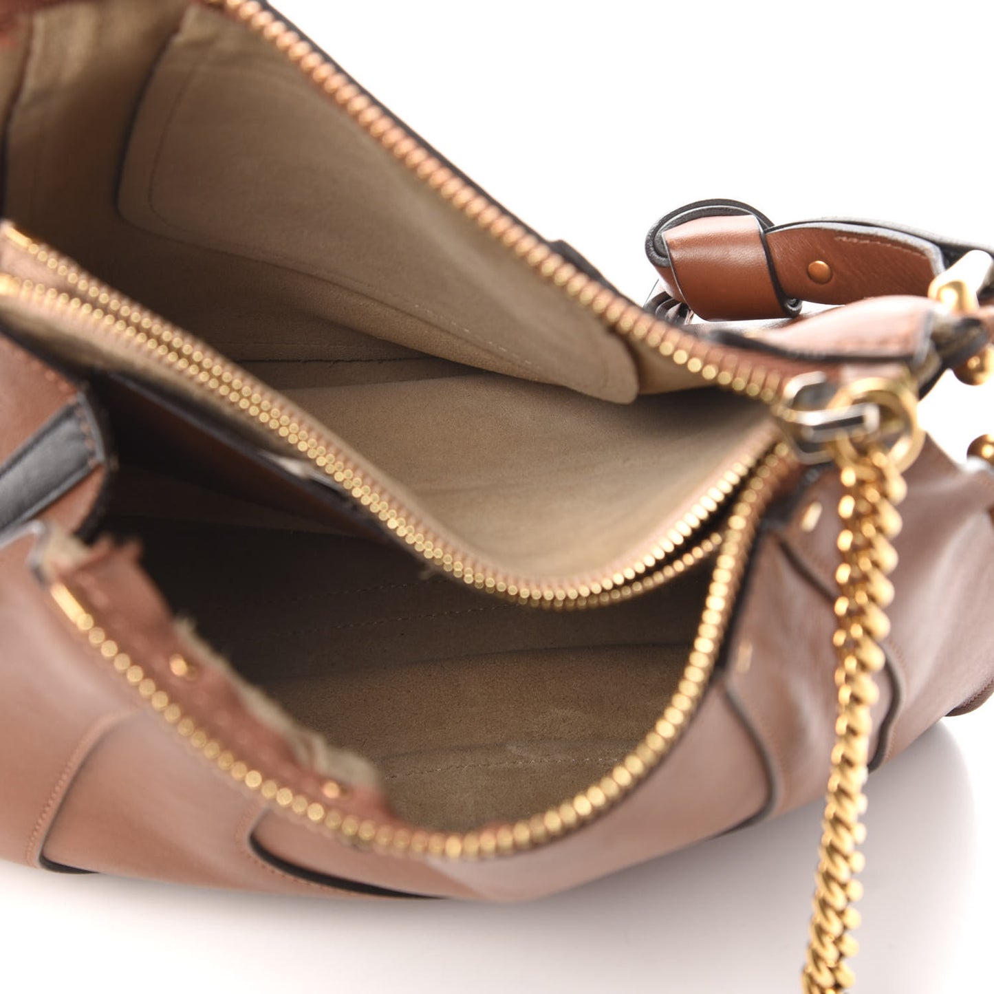 Calfskin Small Hayley Hobo Tan