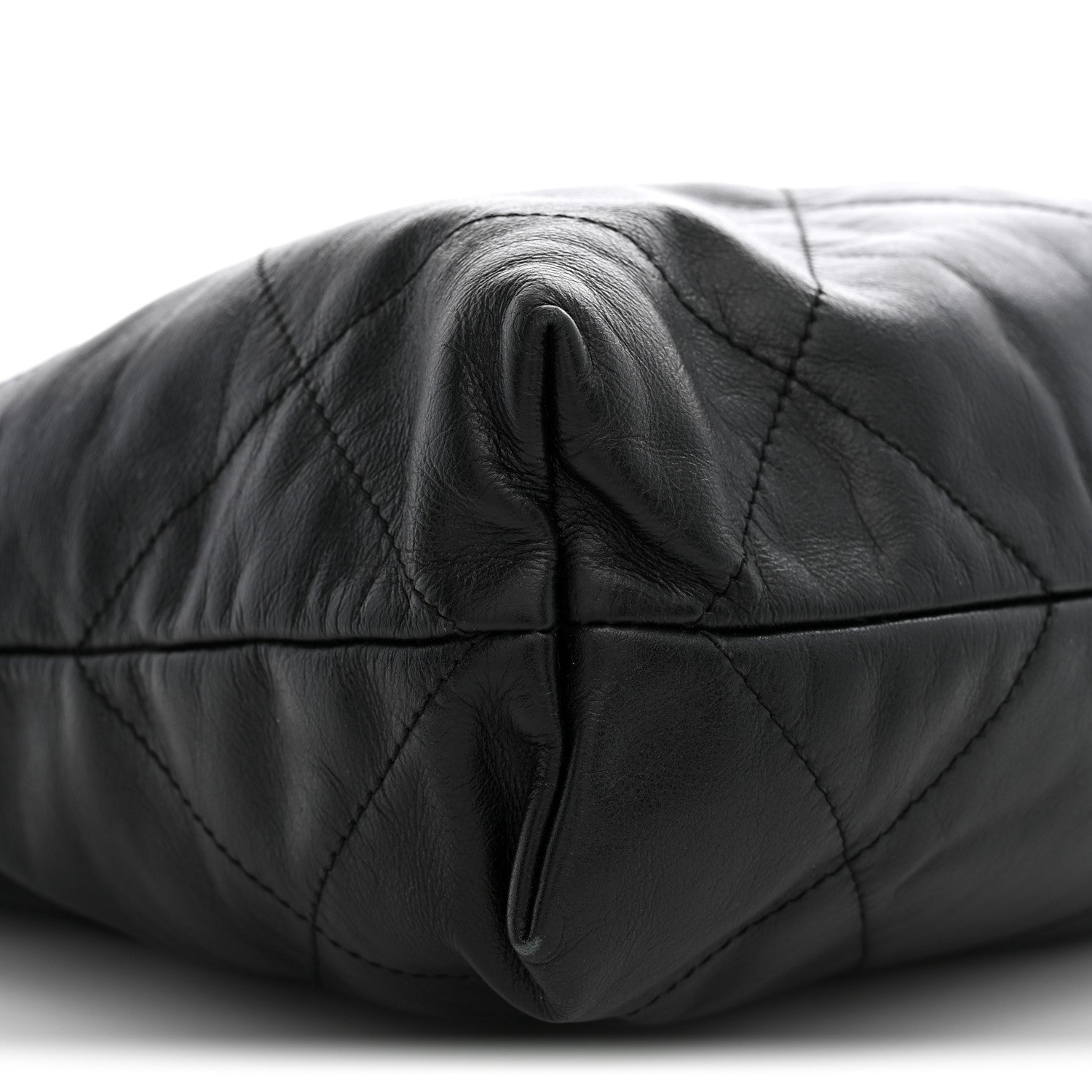 Chanel Shiny Calfskin Quilted Small Chanel 22 Black 9 of 11