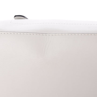 Celine Satin Calfskin Mini Bi-Color Luggage White Black 9 of 13
