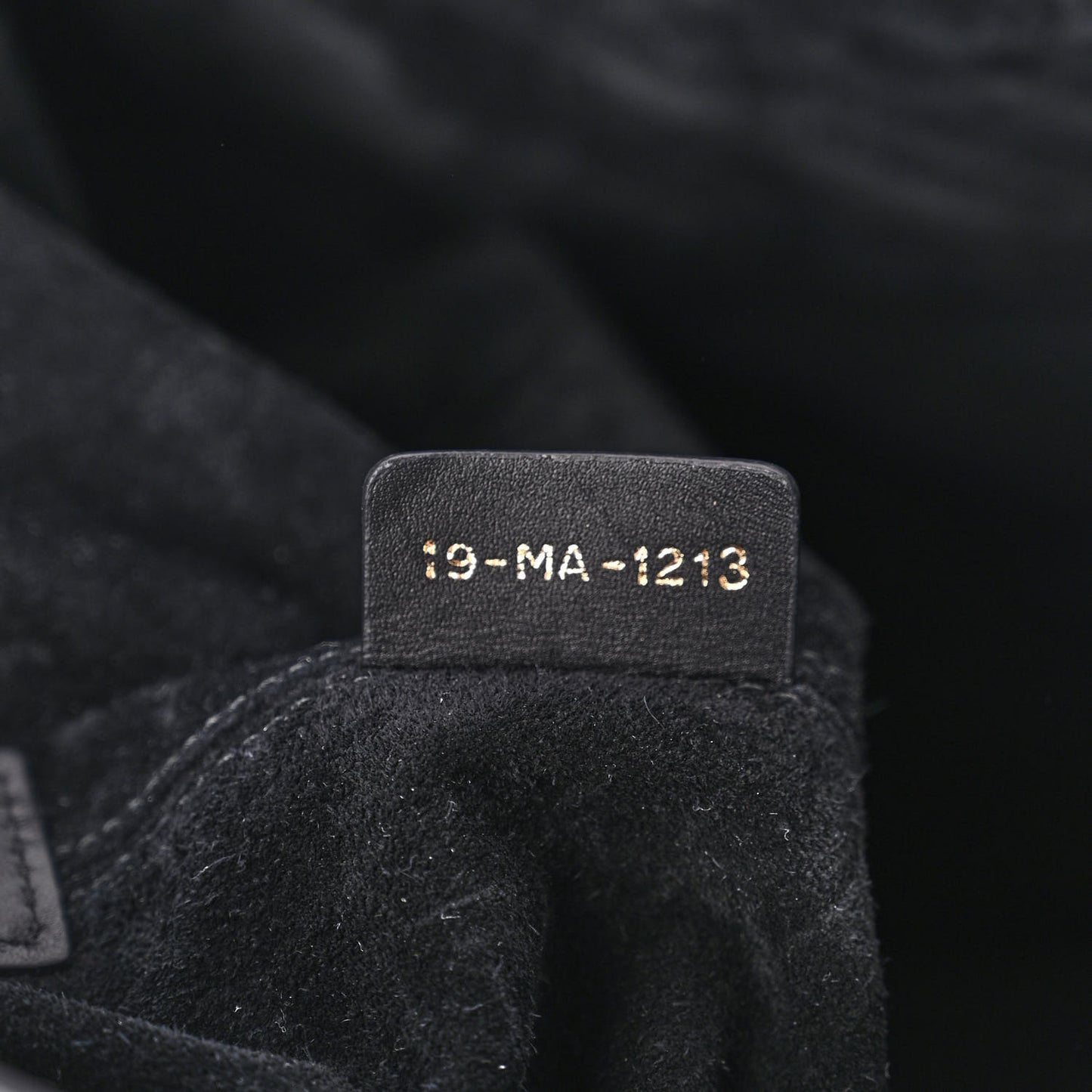 Calfskin Macrocannage Large Toujours Black