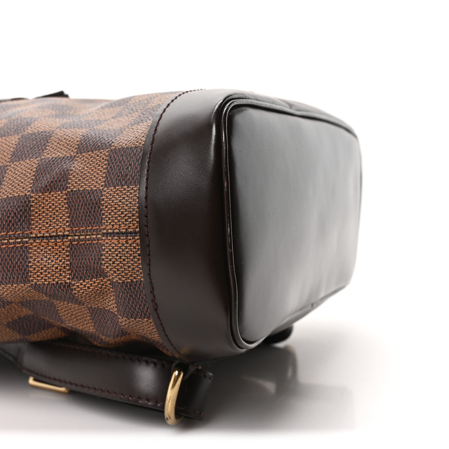 Louis Vuitton 2001 Damier Ebene Soho Backpack - Brown Louis Vuitton 2001 Damier Ebene Soho Backpack - Brown