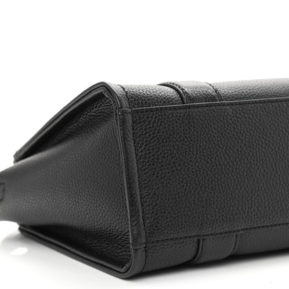 Marc Jacobs Grained Calfskin Small The Tote Bag Black 9 of 10