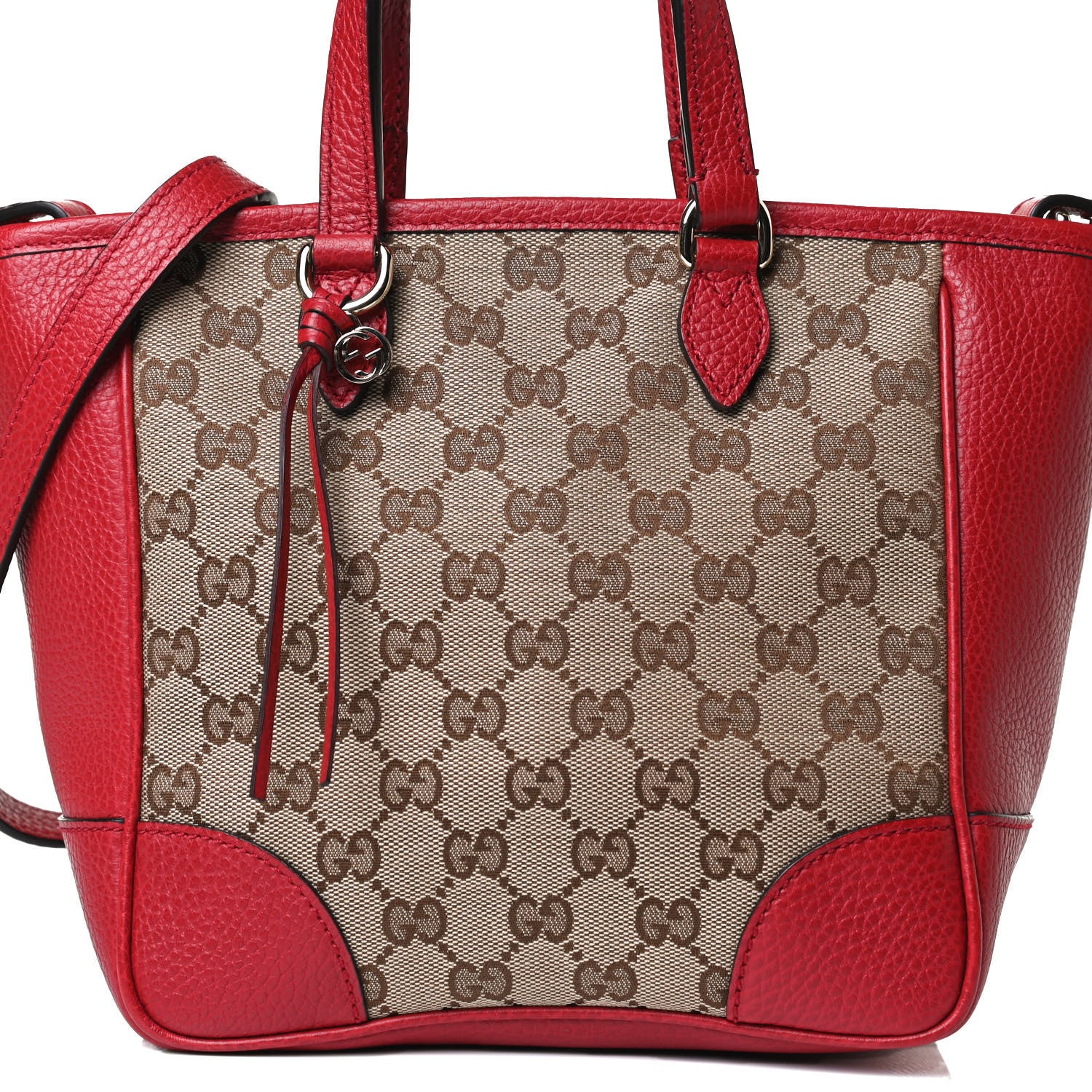 Gucci Monogram Small Bree Tote Red 7 of 13