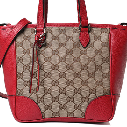 Gucci Monogram Small Bree Tote Red 7 of 13