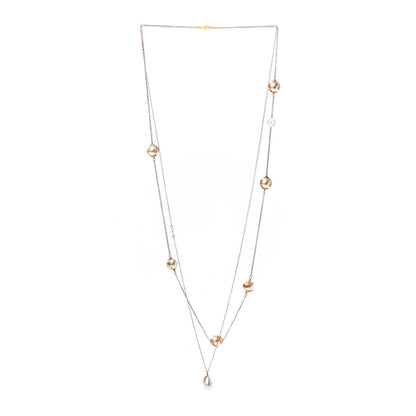 Louis Vuitton Pearl Angels Long Necklace Gold 2 of 4