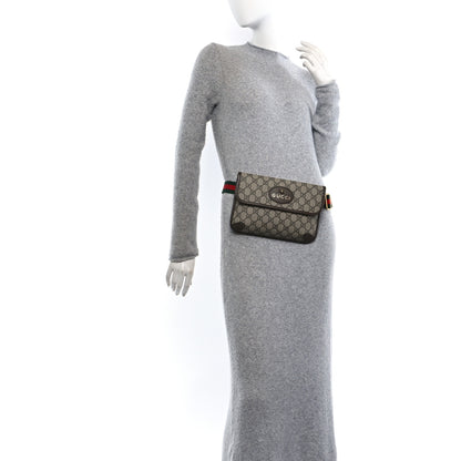 Gucci GG Supreme Monogram Neo Vintage Web Belt Bag Brown 3 of 11