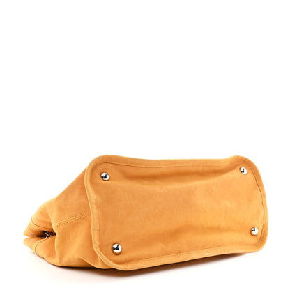 Chanel Ultra Soft Suede Calfskin Natural Beauty Tote Yellow 4 of 10