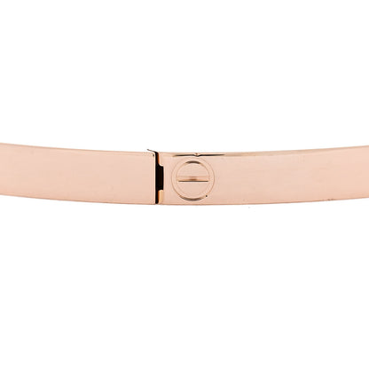 Cartier 18K Pink Gold Small LOVE Bracelet 18 6 of 7