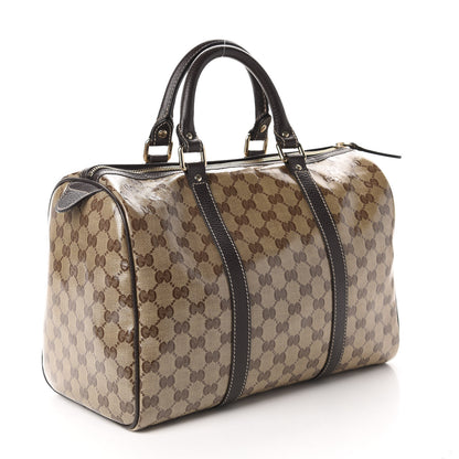 Gucci Crystal Monogram Medium Joy Boston Dark Brown 3 of 10