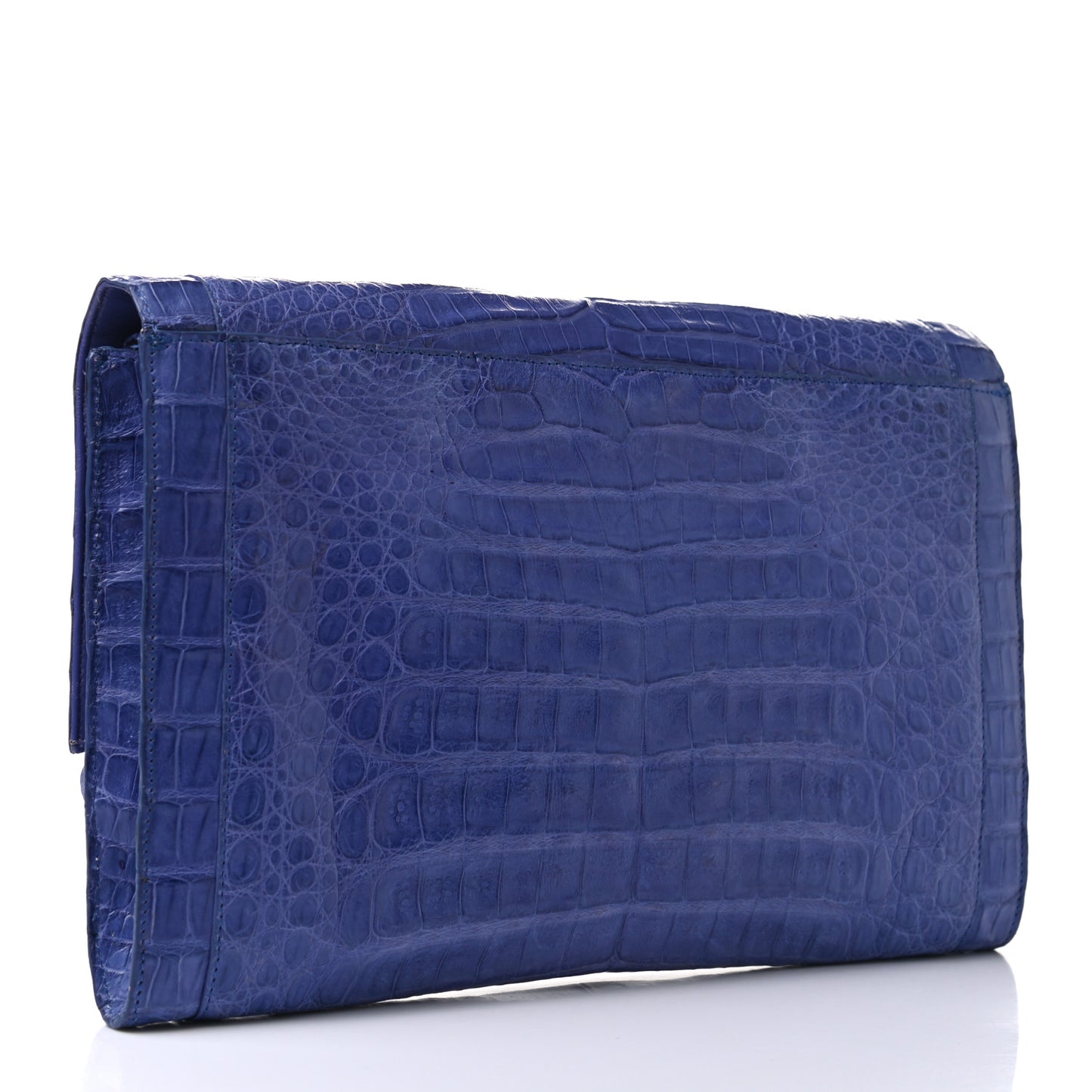 Crocodile Bar Clutch Violet