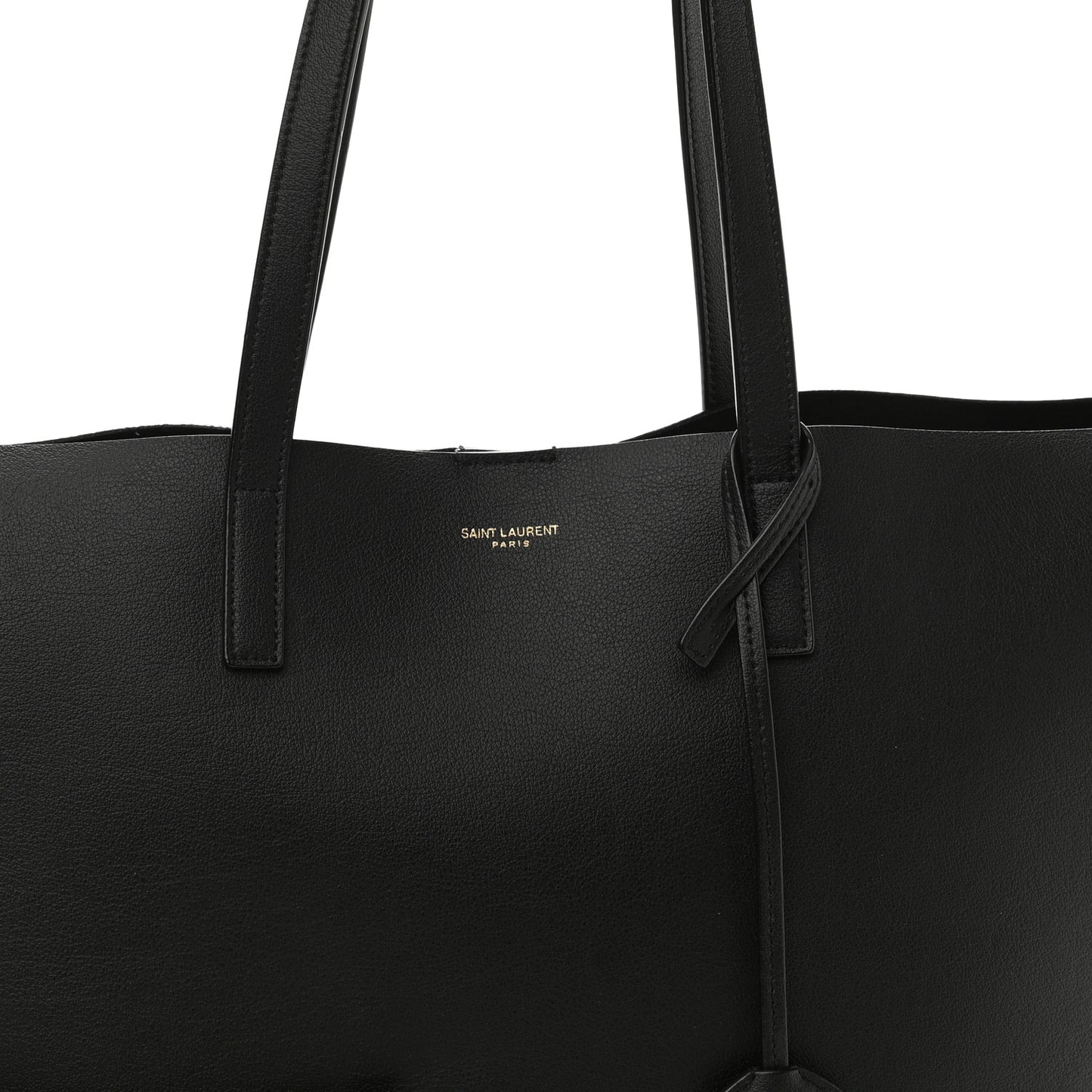 Calfskin Large Shopping Tote Black